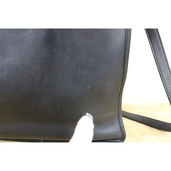 Coach Briefcase Vintage Black Leather Beekman 5266 Messenger Laptop - Picture 12 of 16